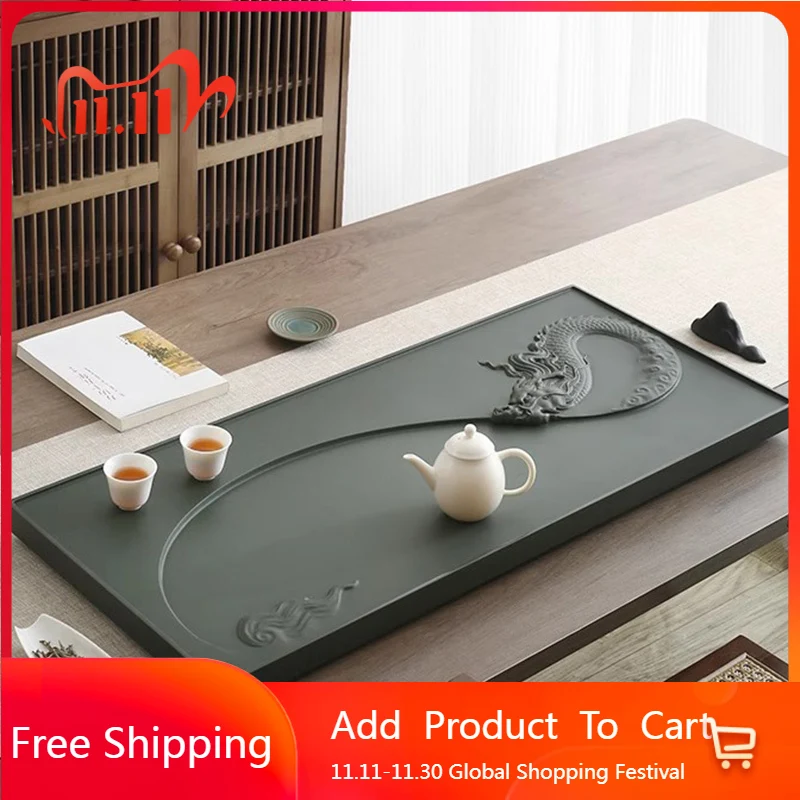 

Офисный мраморный поднос для чая, китайский стол, офисный поднос для чая, тарелка, роскошная безделушка, нерегулярные бандажи для гостеприимства, товары для дома
