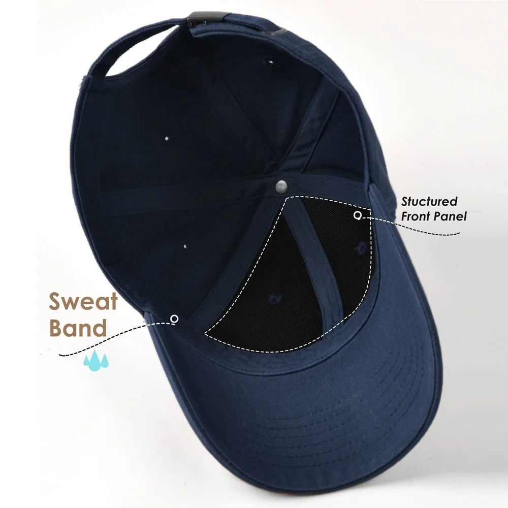 FURTALK 남성용 구조화된 야구 모자 조절 가능한 워시드 코튼 골프 아빠 모자 클래식한 단색 스타일 캐주얼 외출용