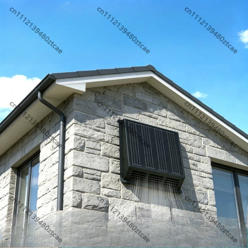 Solar Energy Saving Wall Mounted All in One Ventilator Universal Attic Pipe Container Roof Exhaust Fan