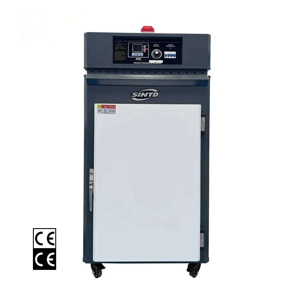 CD-9 easy to operate tray cabinet dryer with PID controller overheating protection plastic dryer