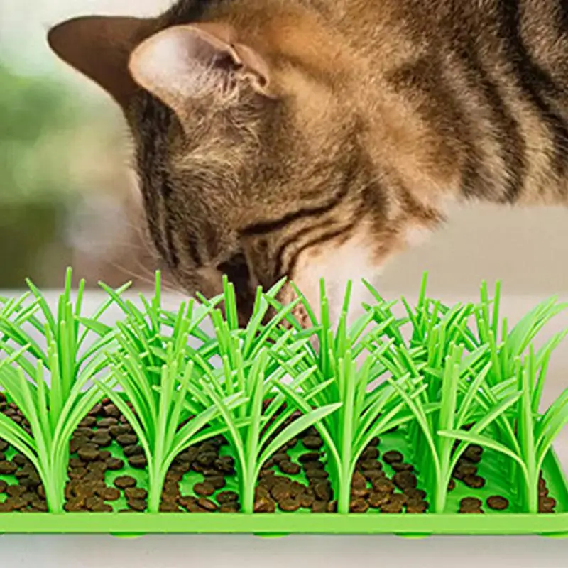 Silicone Slow Food Mat Grass Sniff Mat For Dogs Silicone Grass Mats For Cats Snuffle Pad Non-Slip For Large Medium Small Breed