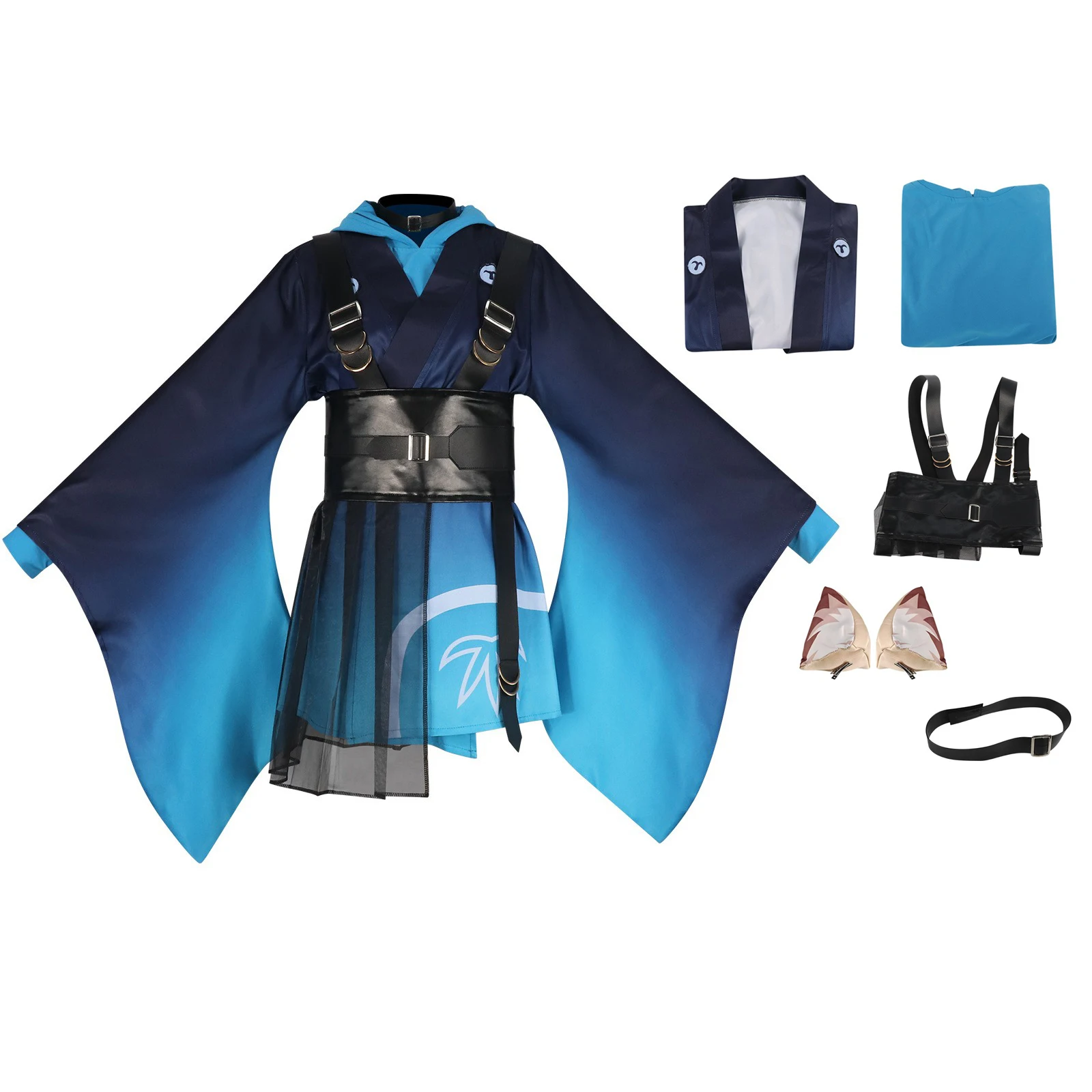 Disfraz de Cosplay de Anime Sakayori Ayaha, Chou Kaguya-hime! Escenario Virtual para Streamers de Halloween