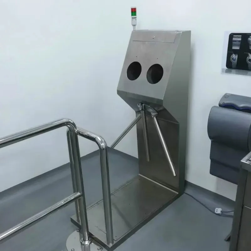 Entrance personnel hygiene disinfection, access control all-in-one machine, hand washing, sole cleaning, turnstiles