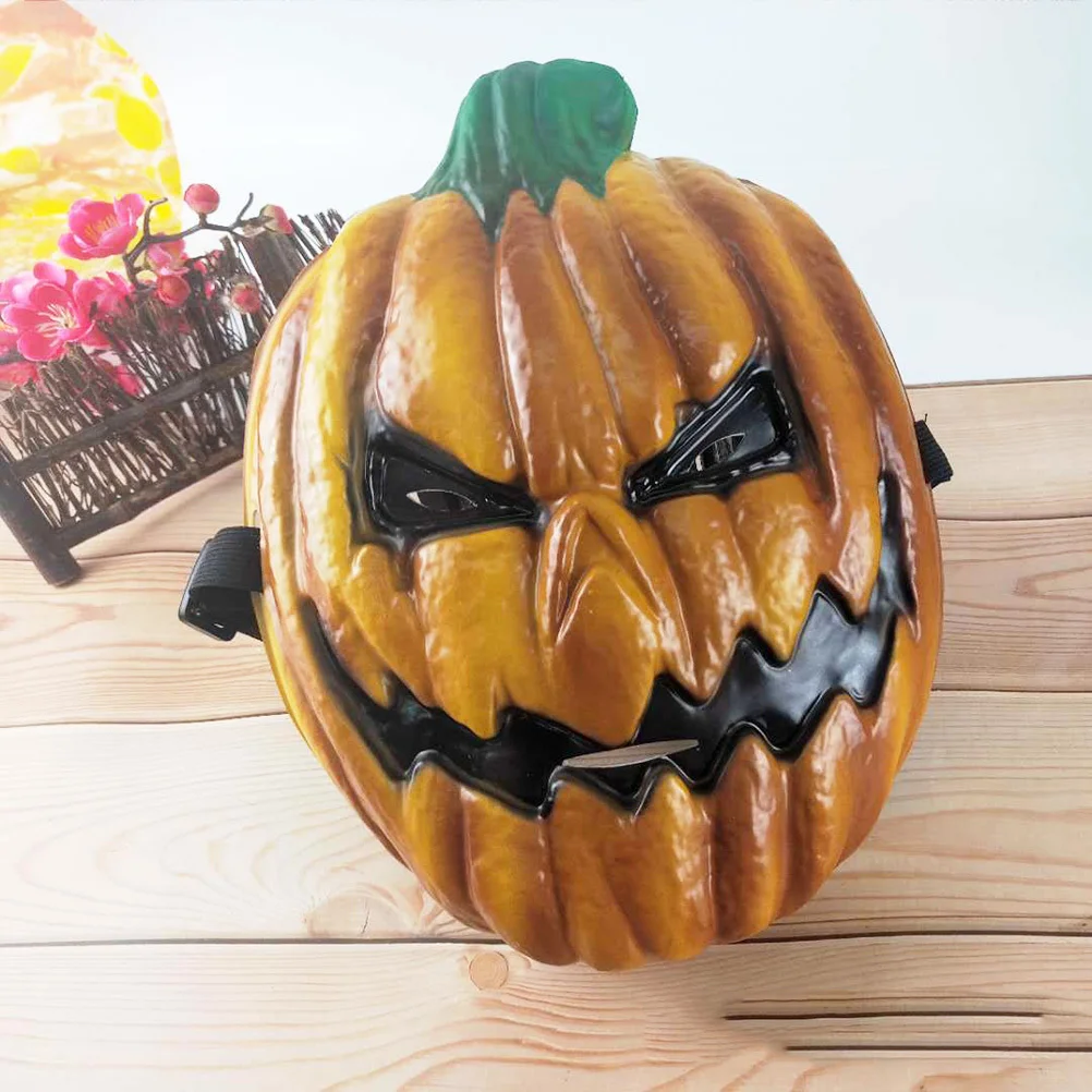 호박 머리 마스크 무서운 할로윈 파티 소품 성인 어린이를위한 창조적 인 가장 무도회 얼굴 마스크 내구성 의상