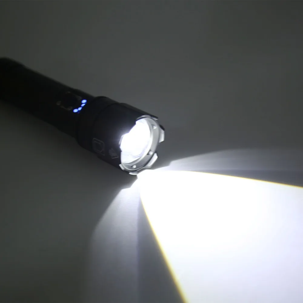耐久性のある-30w-led-懐中電灯-ipx4-防水-1200lm-充電式懐中電灯-5-モード-usb-懐中電灯ハイキング