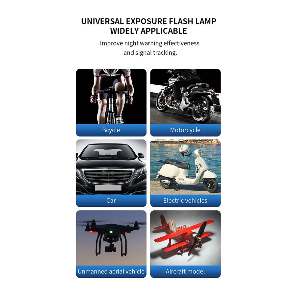 4 Pcs Wireless LED Strobe Lights with Remote Control, 8 Colors USB Charging Led Drone Anti-Collision Lights Night