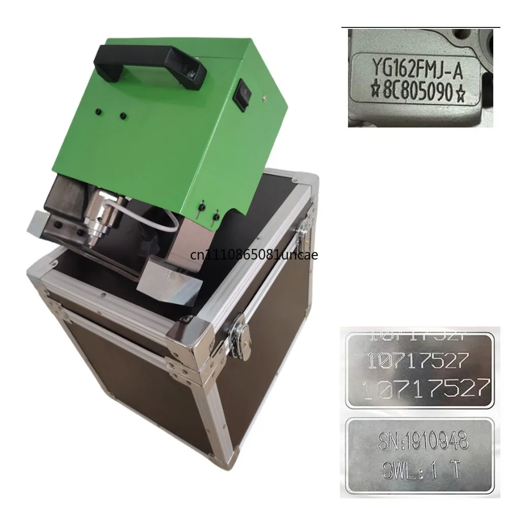 

Электрический точечно-маркировочный станок для гравировки металла, поле маркировки 120×30 мм, для букв, серийных номеров, VIN-кодов