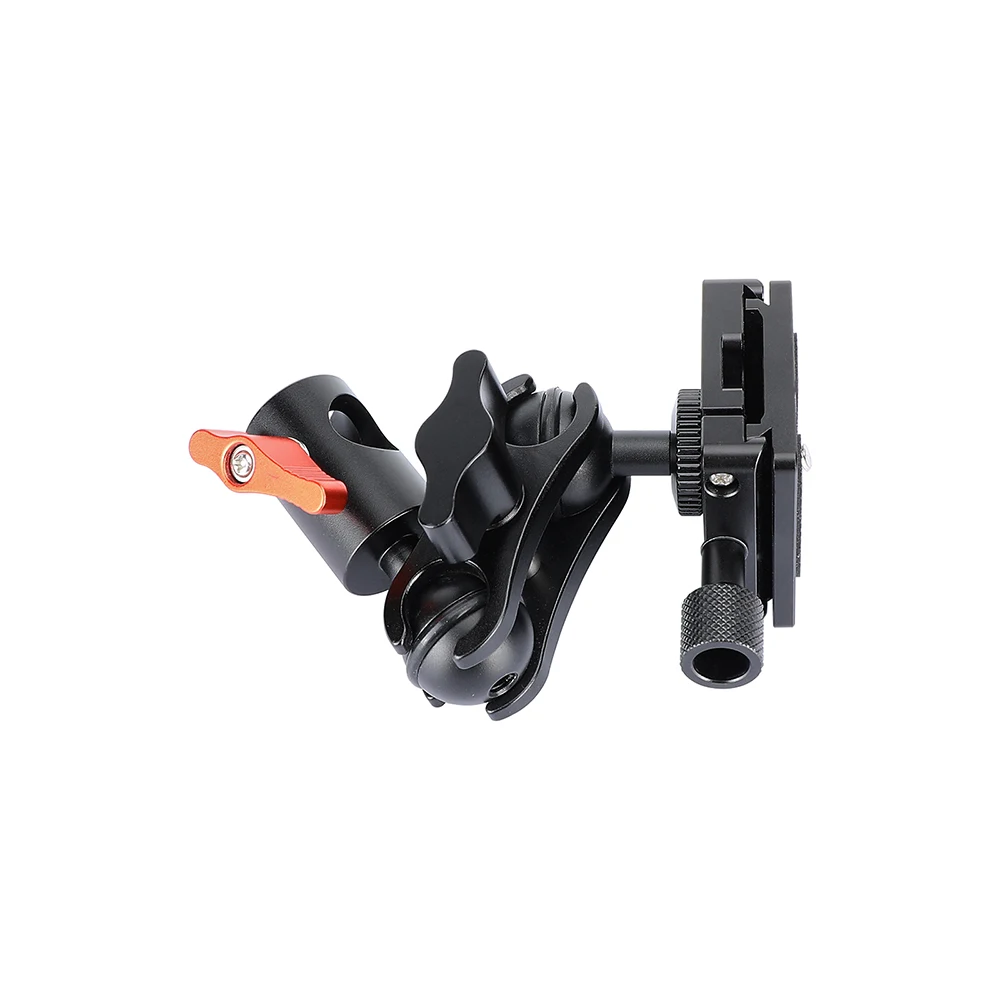 KIMRIG testa a sfera adattatore testa supporto luce 16mm con piastra a sgancio rapido stile ARCA per fotocamere universali Canon Sony Nikon