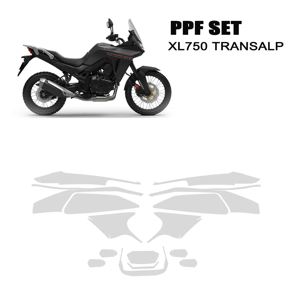 XL750 akcesoria Transalp kompletny zestaw ochrony farby dla Honda XL 750 2023 2024 nowy motocykl TPU naklejka ochronna nadwozia