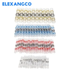 50pcs Heat Shrink Solder Sleeves Wire Crimp Butt Terminals Connectors with Box 1.5-6.0mmand Waterproof and Insulated Electrical