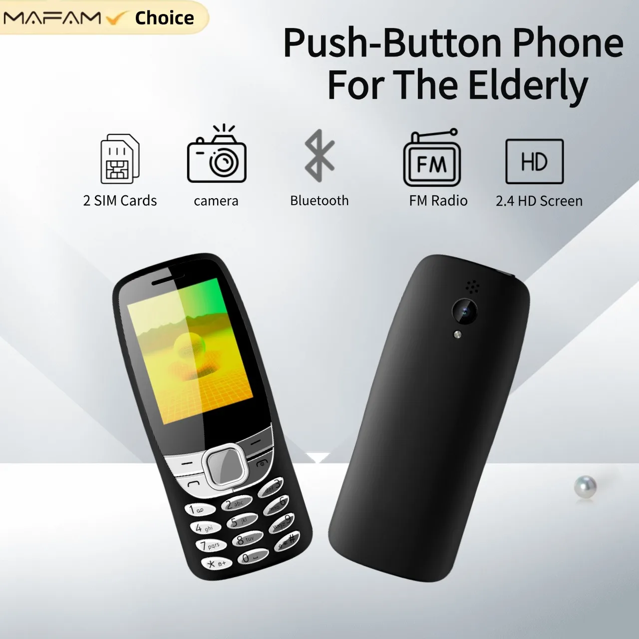 Mafam S6310 Budget Phone Large Button Senior Phone GSM 2G Loud Speaker 2.4