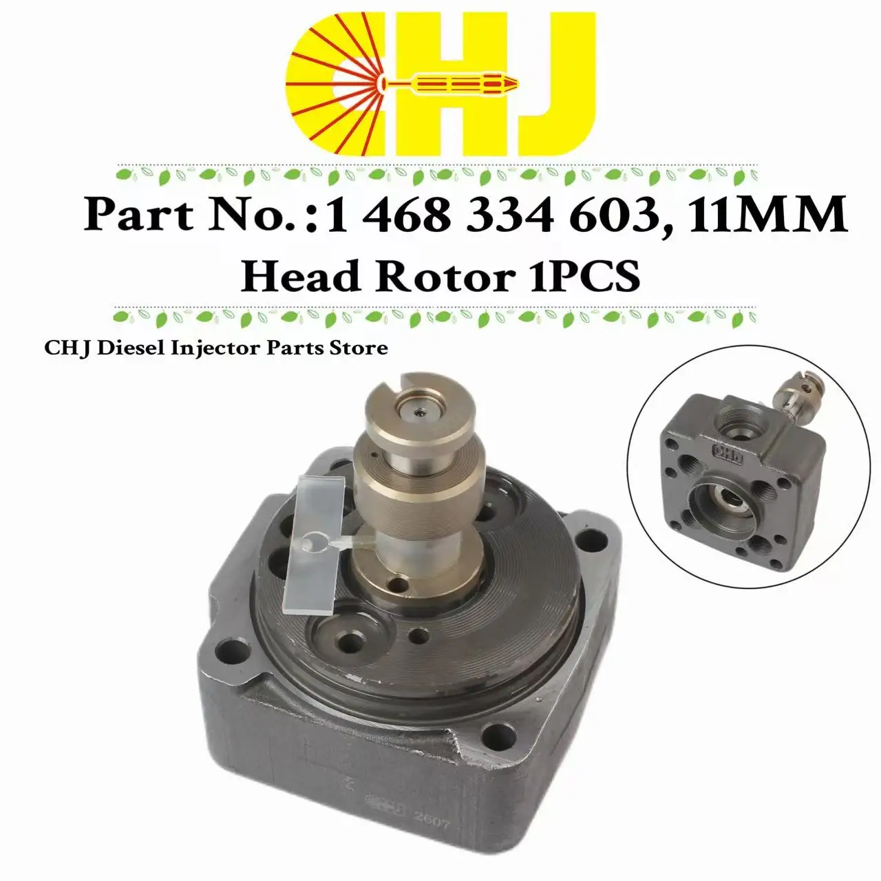 CHJ 1468334603 VE Pump Head Rotor 4/11R Distributor Head 1 468 334 603 For IVECO