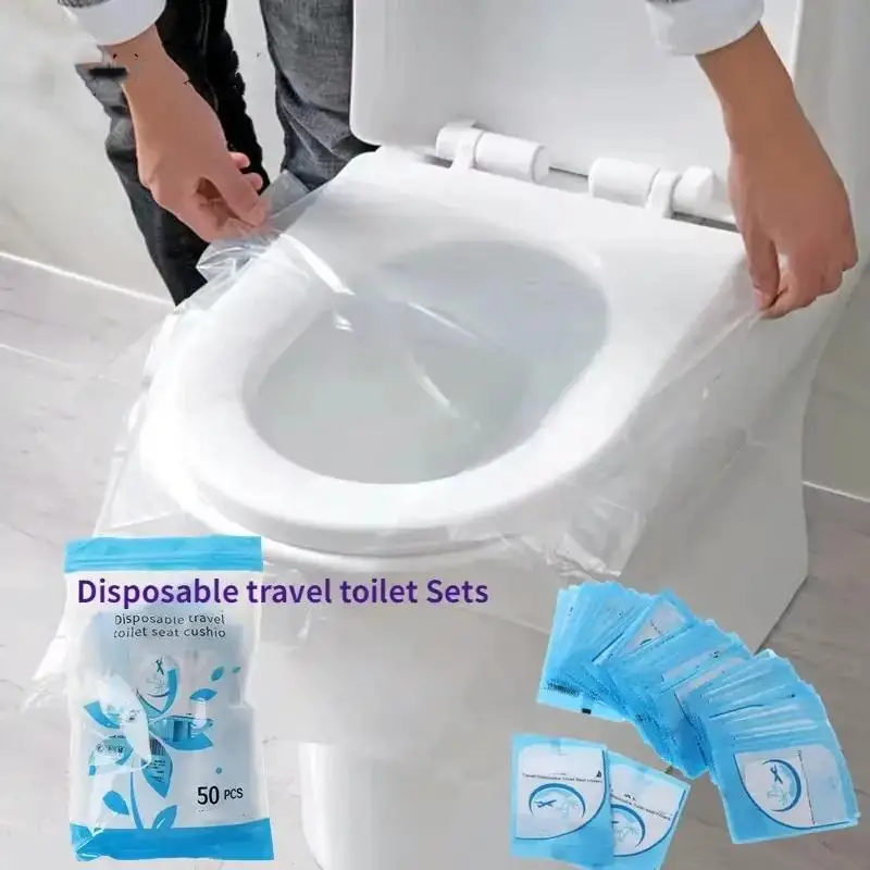 〔NN71〕10-50pcs Disposable Toilet Seat Cover Mat Travel Protector For Camping Hotel