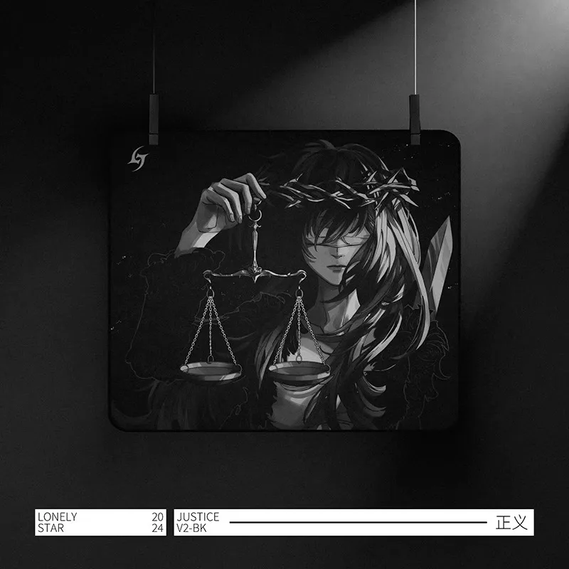 LonelyStar Mousepad E-Sports Smooth Fps Gaming Mousepad 3 مم لوحة ماوس غير قابلة للانزلاق ملحقات الألعاب لوحة ماوس مخصصة