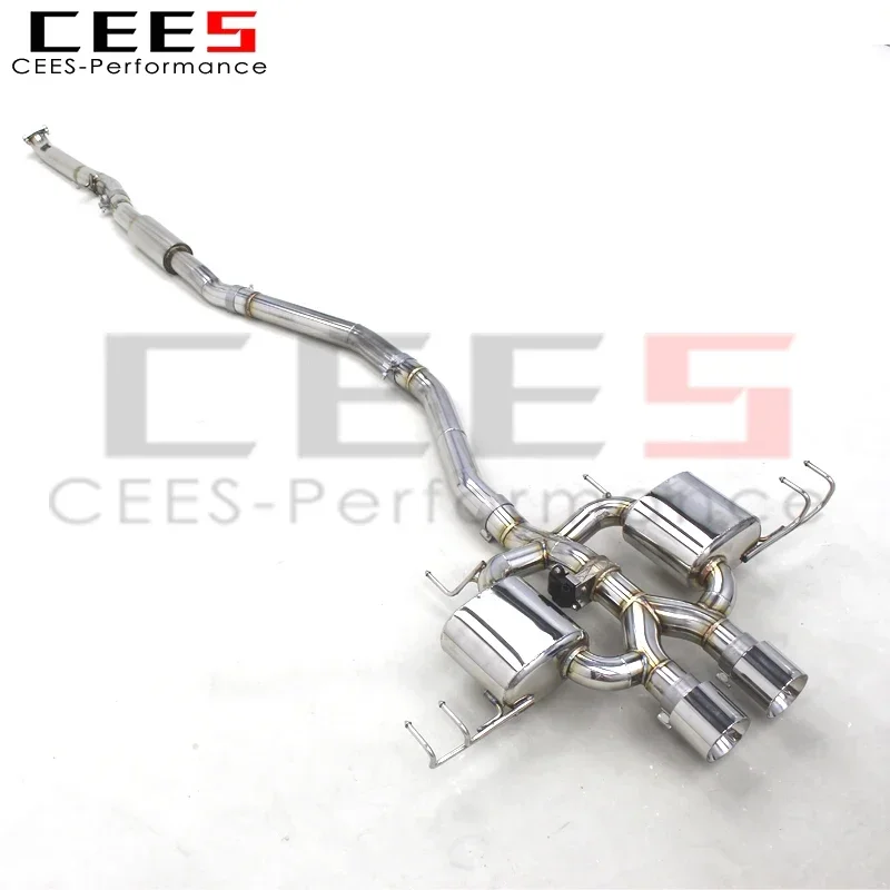 CEES ss304 Catback Exhaust muffers escape For Honda CIVIC Type R/Type-R 2.0T 2017-2023 Racing exhaust system