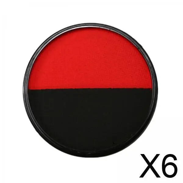 Washable Face Paint Palette Solid Pigment High Pigment Makeup for Football Games Cosplay Stage Performance
