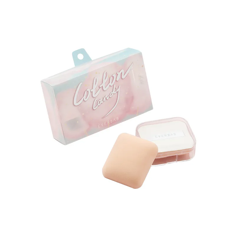 Nowe Everbab Marshmallow Duże Poduszki Trójkątne w Kształcie Kulki Ryżowej, 2 szt., Nieodkształcające Się, Nie Rozbierające Się, Łatwe w Czyszczeniu, z Pudełkiem, Kosmetyki