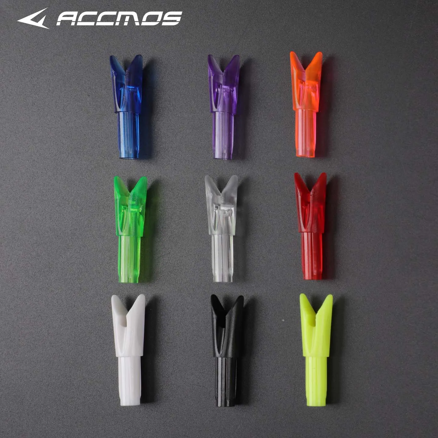 30pcs 6.2mm V-Shape Speed Arrow Nocks for Recurve Bow Shooting - Archery Accessories