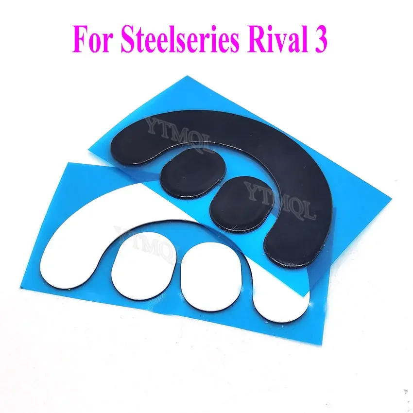 1-10 Sets Hotline Games Competition Level Mouse Feet Mouse Skates for SteelSeries Rival 3 Mouse Connector