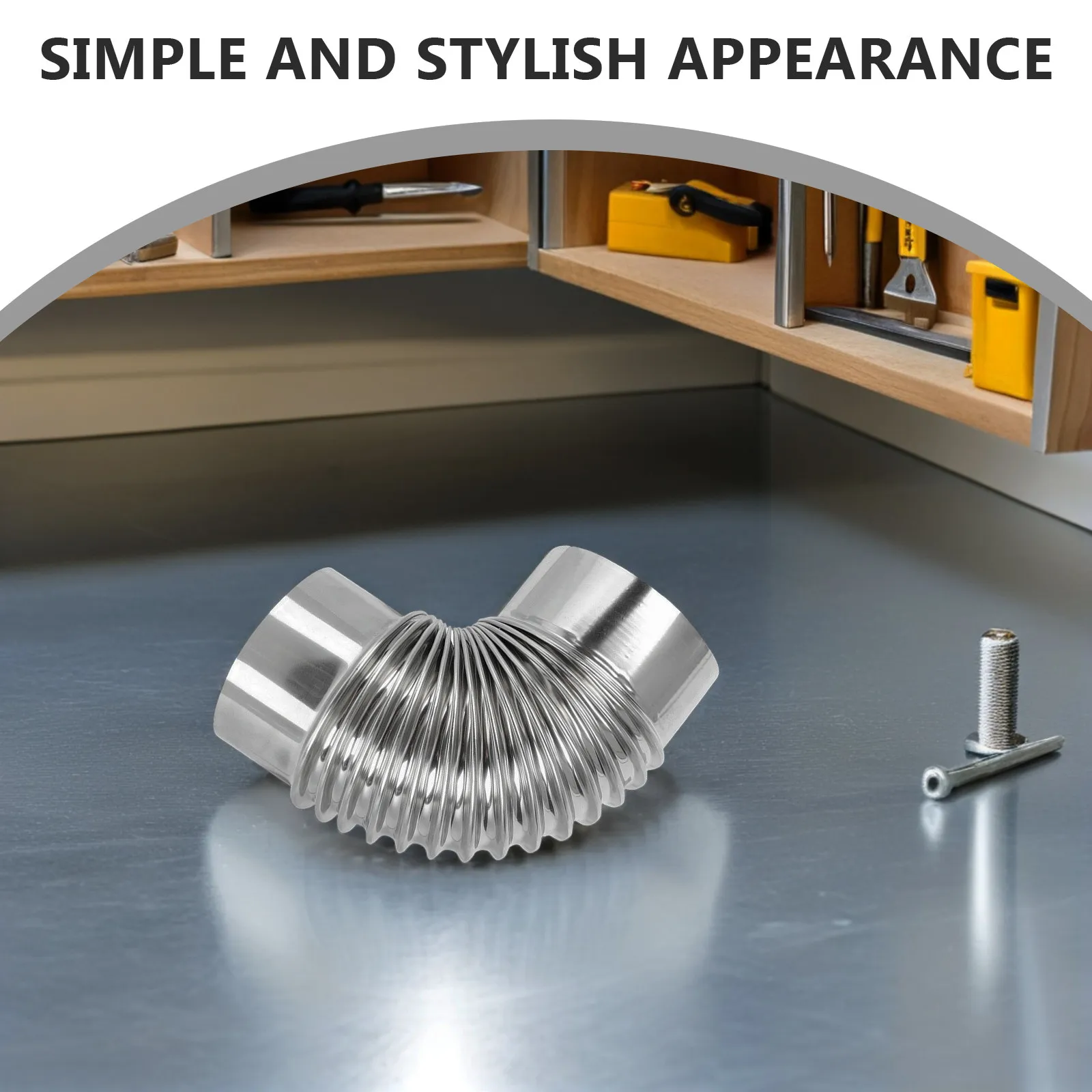 

Угловой соединитель для дымохода: медный/нержавеющий фитинг, серебристый, для труб и дымоходов