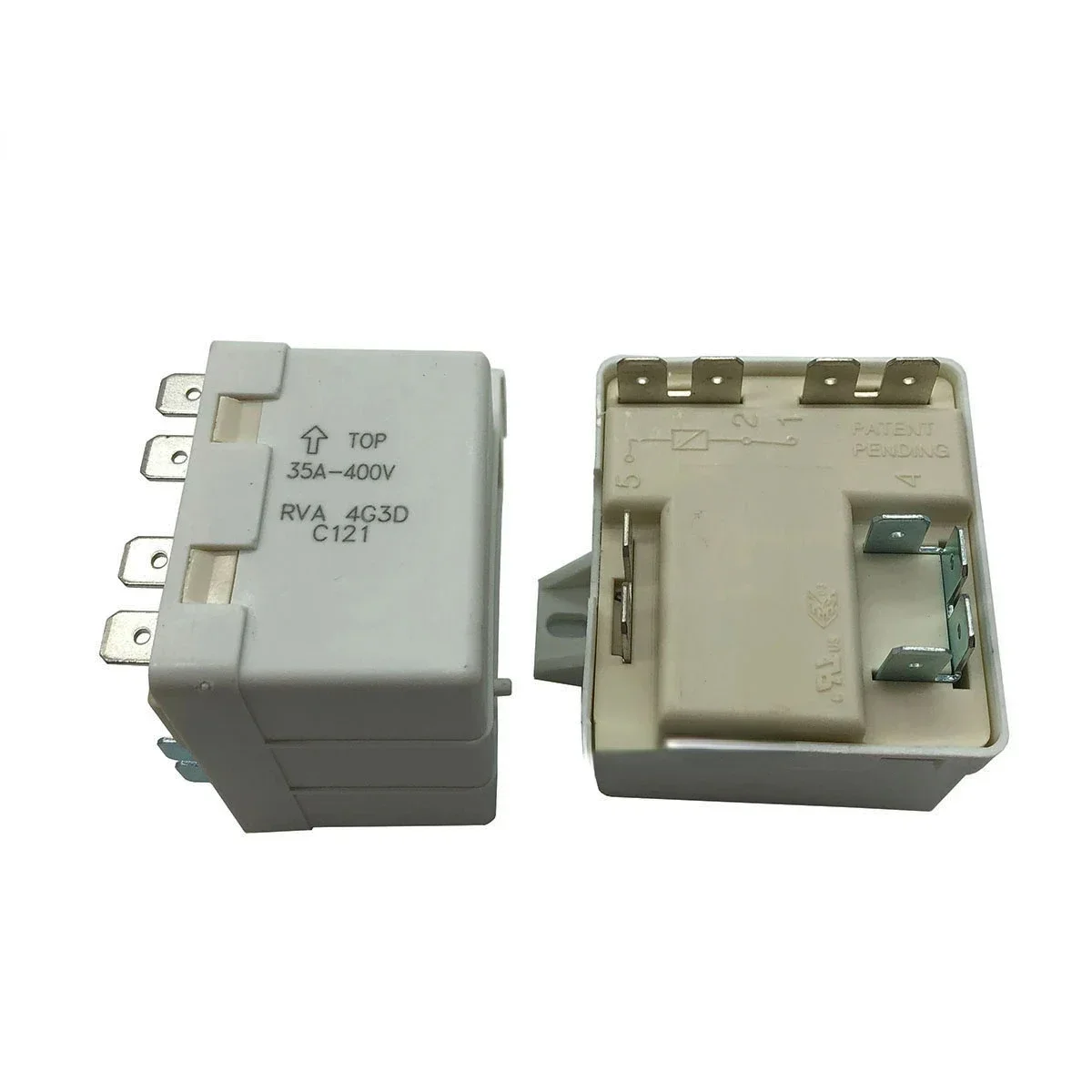 1Pcs Ice Making Machine Spare Parts RVA 4G3D 35A-400V Compressor Relay Start Relay For Ice Maker Refrigerator