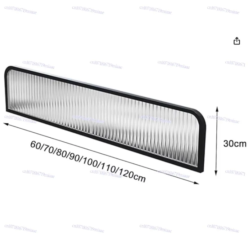 

Dining area baffle, glass dining room screen baffle, non-fading dining room desk baffle, stainless steel fence