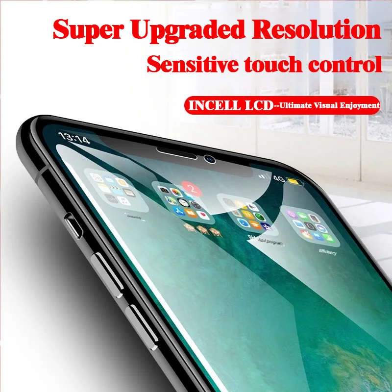 Layar LCD INCELL Baru untuk iPhone X XS XR 11 12 13 14 15 16 Plus / Pro / Pro Max 12 13 Rakitan Digitizer Layar Tampilan LCD Mini