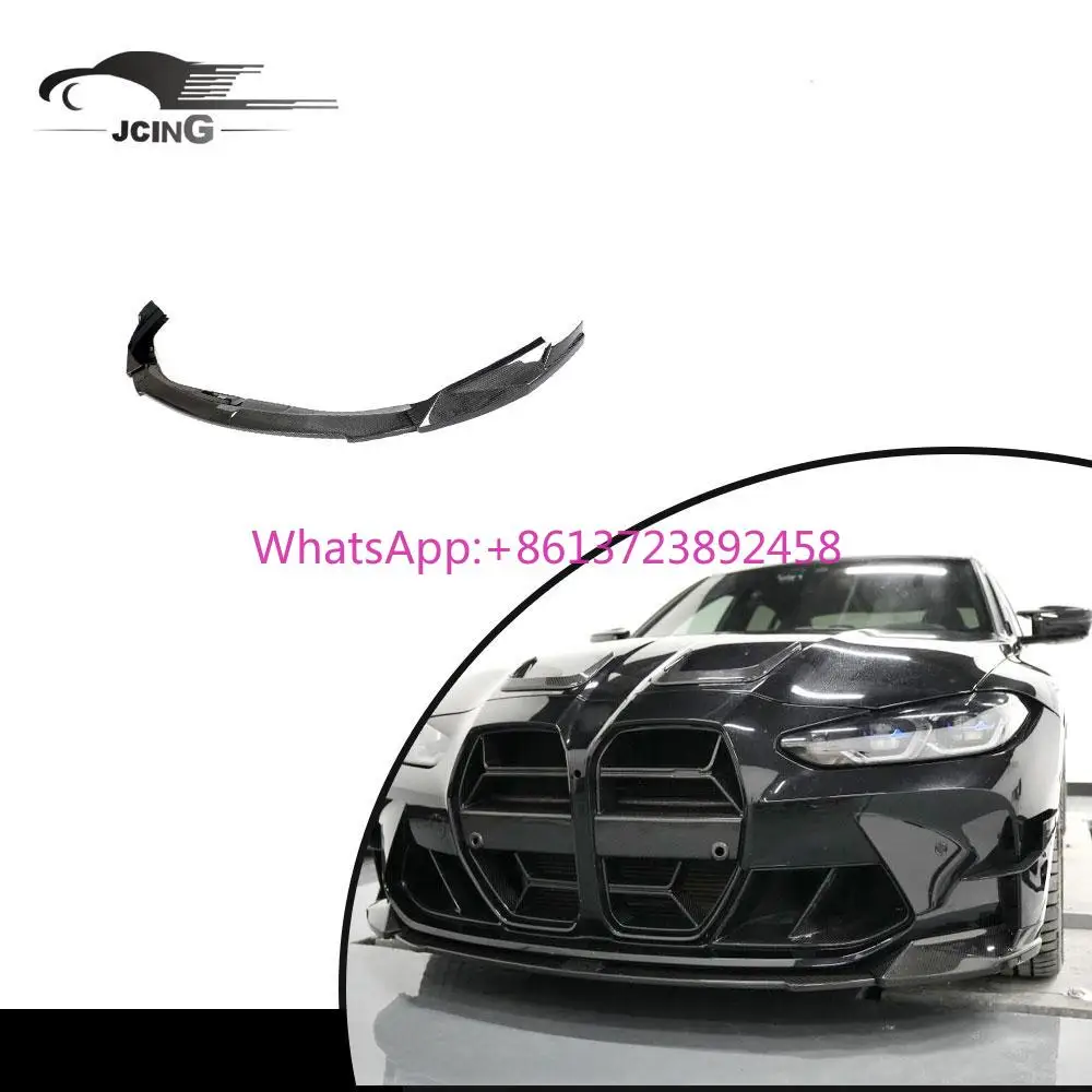 

For BMW 3 & 4Series G80 M3 G82 G83 M4 2021-2022 Custom Carbon Front Lip Bumper 2021-2022