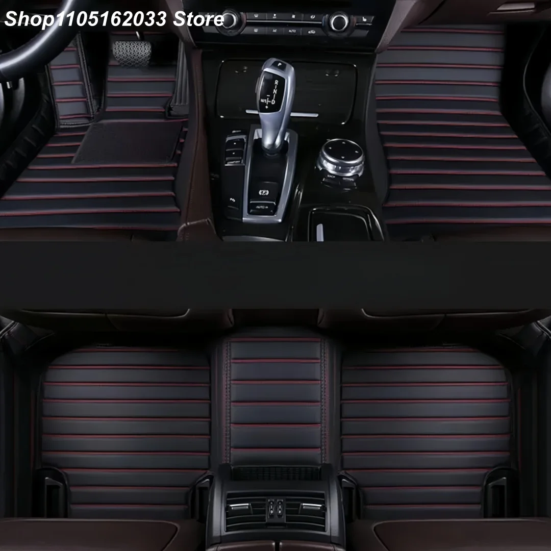 Custom Leather Car Floor Mats Fits For BMW X4 F26 2014 2015 2016 2017 Interior Details Accessories Artificial Leather