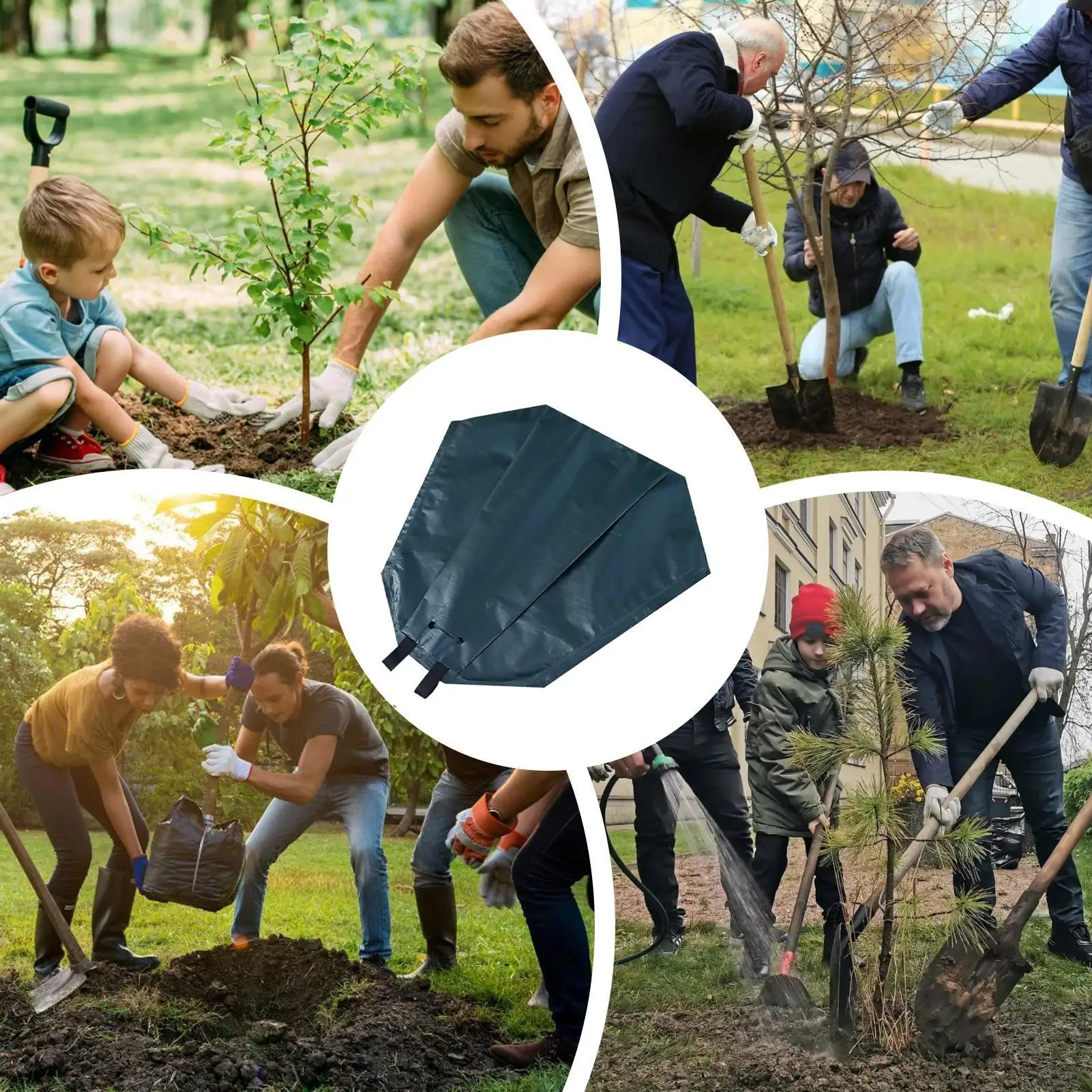 

Slow Release Tree Watering Bag Portable 20 Gallon Drip Irrigation System Pouch Tree Watering Bags Slow Release System For