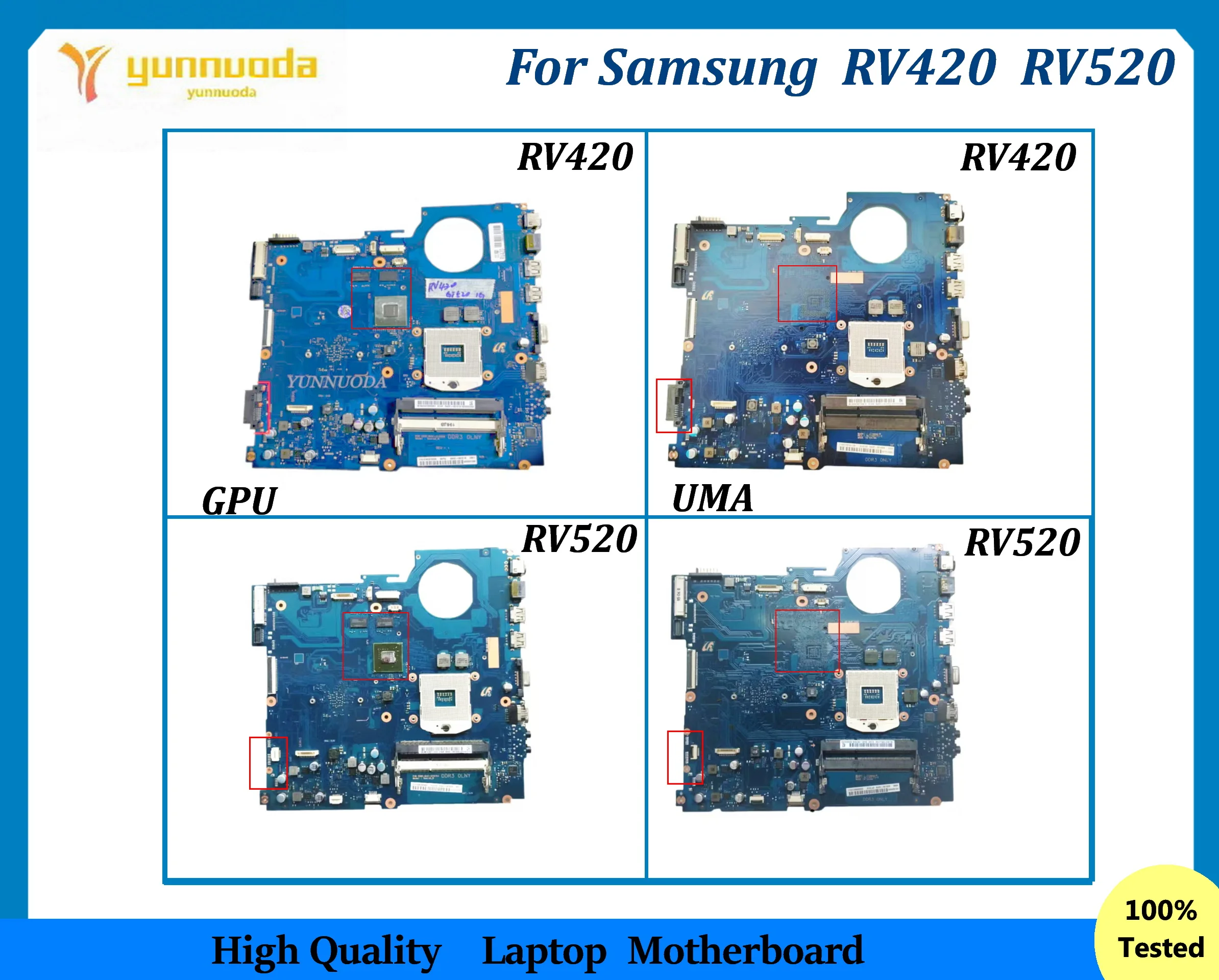 

BA41-01579A для Samsung RV420 NP-RV420 RV520 NP-RV520 Материнская плата ноутбука UMB GPU BA41-01608A BA41-01580A BA41-01581A HM65 DDR3