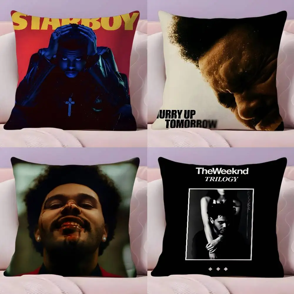 

Singer Album T-The W-Weeknd Pillow Case Pillowcase Ultra Soft Skin Friendly Fabric Cloud Like Comfort & Concealed Zipper