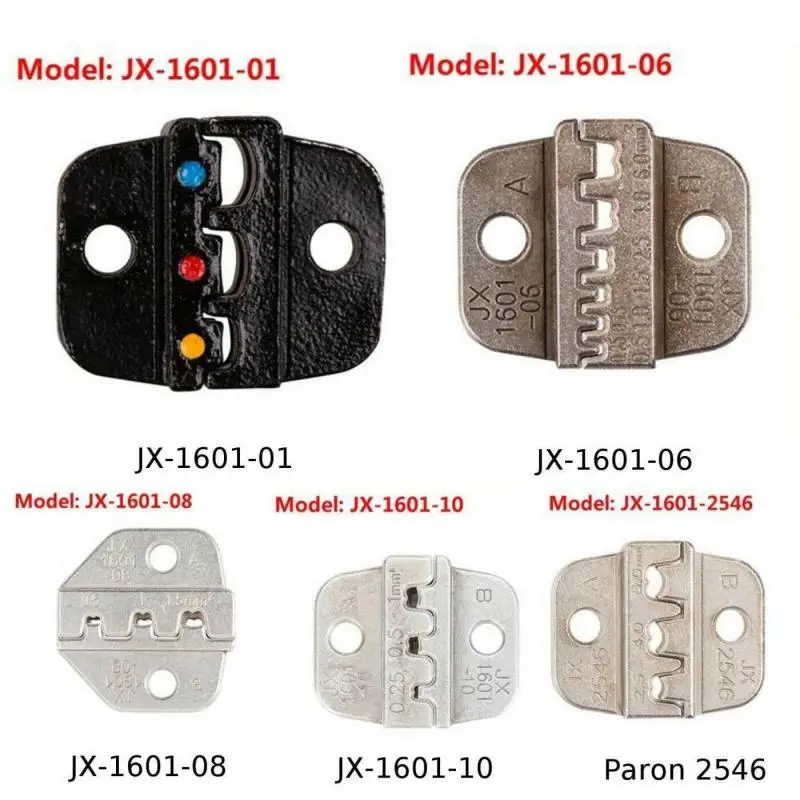 Paron 2546 AWG Solar Connector Terminals Die Wire Crimper Jaw Ferrule Mold Crimping Pliers Accessory