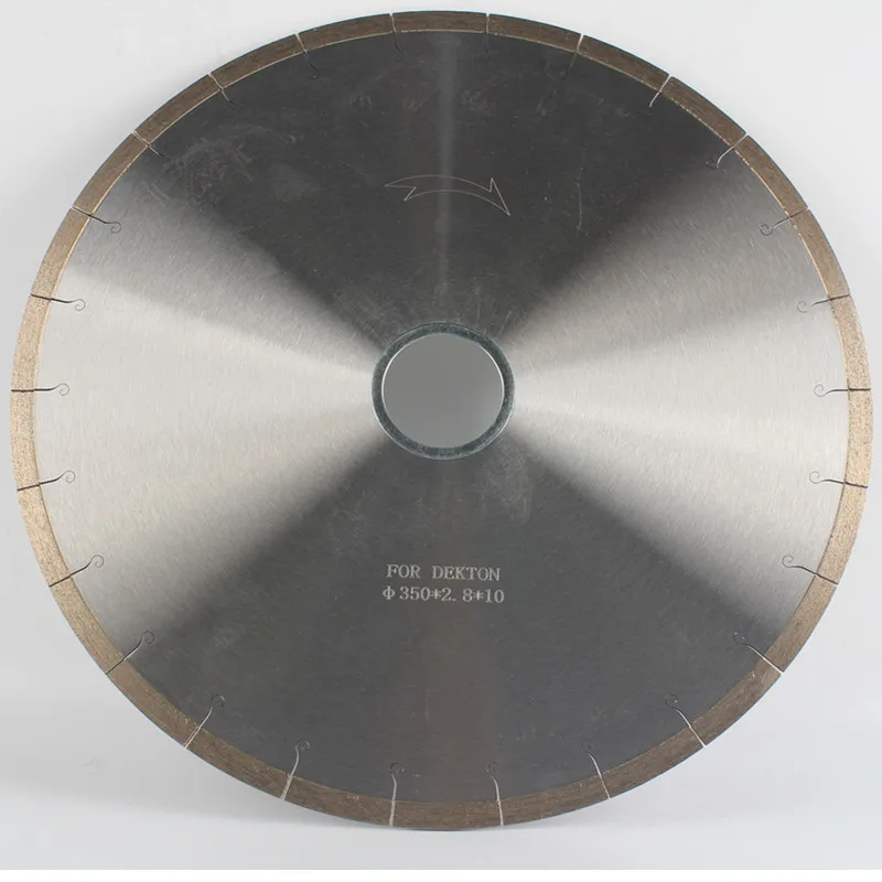 350mm 50/60mm  Dekton Neolith Porcelain Slab Bridge Diamond Saw Blade