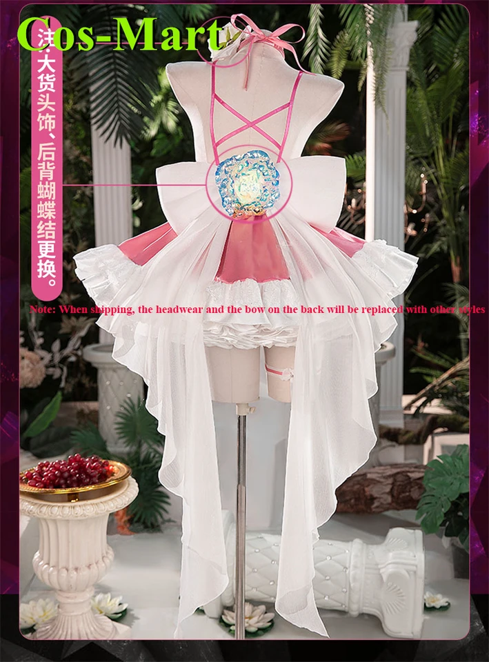 Cos-Mart Game Nikke Dorothy Cosplay Costume Dawn Party Pink Sweet Lovely  Maid Dress Female Role Play Clothing - AliExpress 200000532
