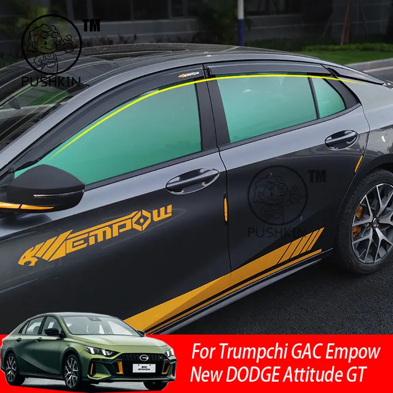 

Car Side Window Deflector Window Visor Vent For Trumpchi GAC Empow New DODGE Attitude GT 2025 Sun Rain Guards Awnings Shelters
