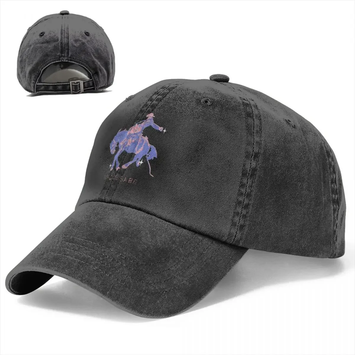 Bad Bunny Nadie Sabe Men Women Baseball Caps Rapper Distressed Denim Caps Hat Casual Activities Unstructured Soft Headwear