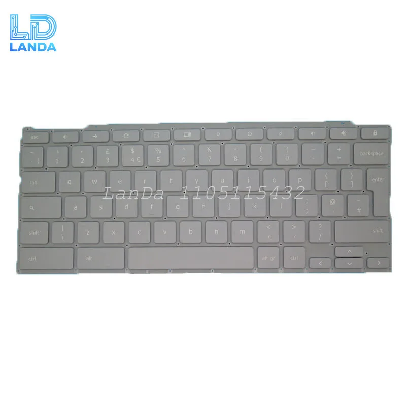 Laptop Grey Keyboard For Google AE0CEE00010 United Kingdom UK United States US NO Frame New