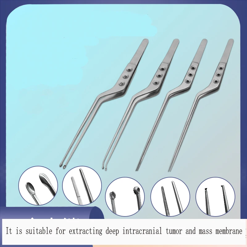 Colher Pituitária Fórceps, Oco Plantando Fórceps, Brain Gun, Instrumento Microneurosurgical, Fórceps de Microtecido