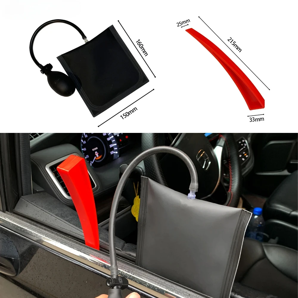 Kit de apertura de coche, herramienta Universal de apertura de puerta y ventana de coche, cuña de llave, bolsa de bomba de aire automática, herramientas de reparación de desbloqueo, Kit de herramientas de emergencia de bloqueo