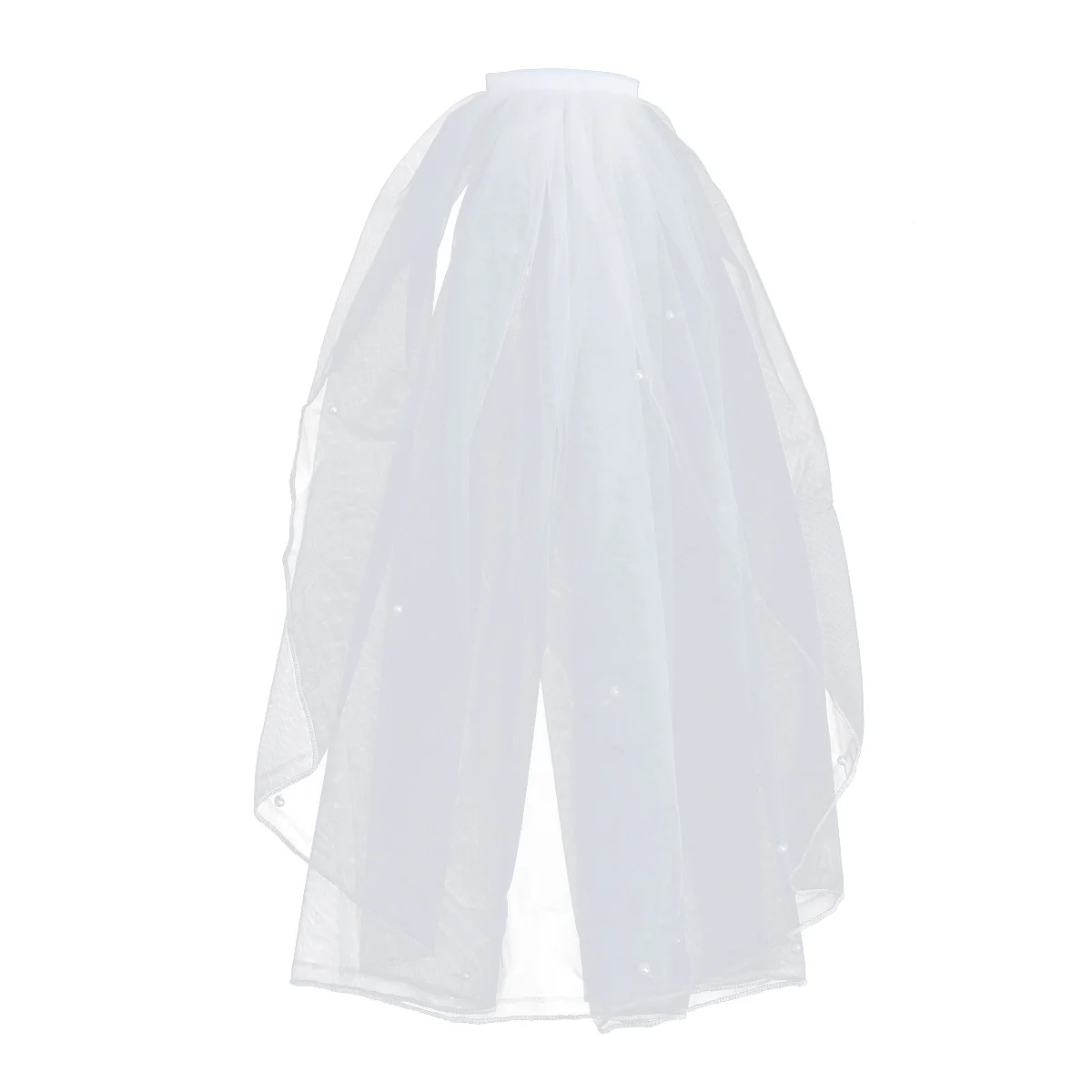 طرحة زفاف قصيرة، حجاب زفاف بتصميم بسيط، مشط بطول الكتف لحفل العروس، اقتراح التصوير الفوتوغرافي