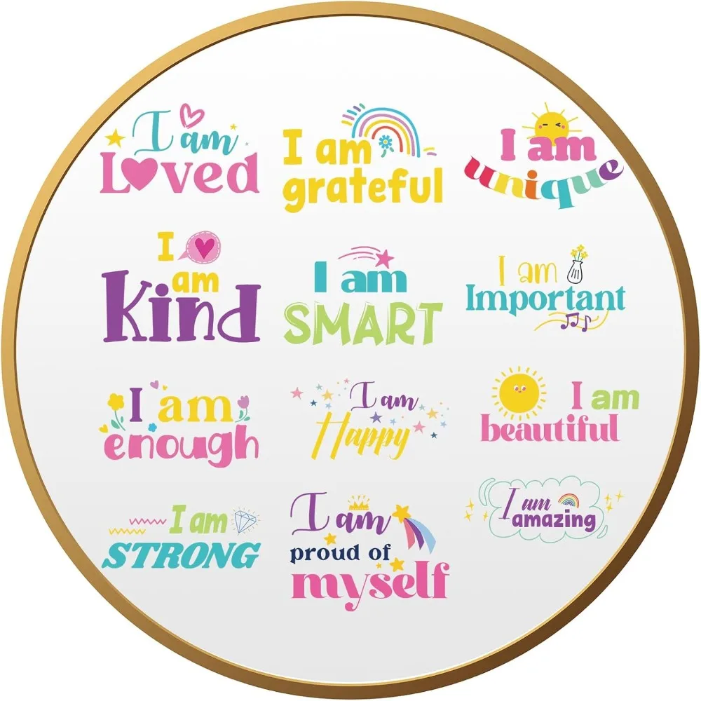 

12 inspirational quotes, mirrors, stickers, vinyl positive reviews, mirror stickers