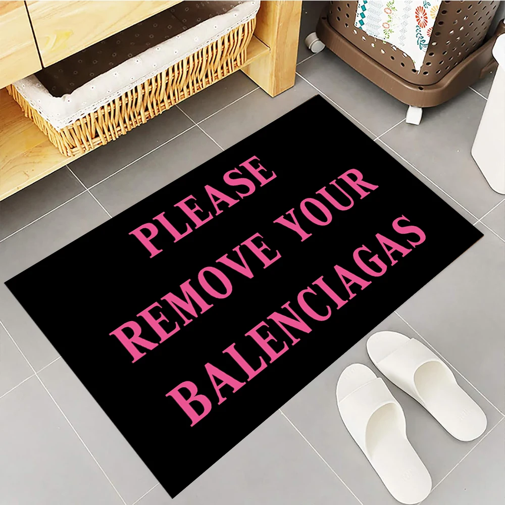 

Remove Your Balenciagas баленсиага Entrance Doormat,Anti-slip Rubber Floor Mats,Ins Style Porch Rug,Entryway Door Mat,Home Decor