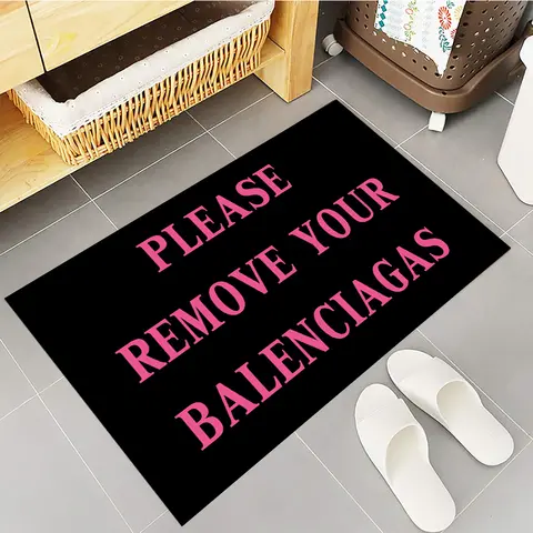 Remove Your Balenciagas баленсиага Entrance Doormat,Anti-slip Rubber Floor Mats,Ins Style Porch Rug,Entryway Door Mat,Home Decor