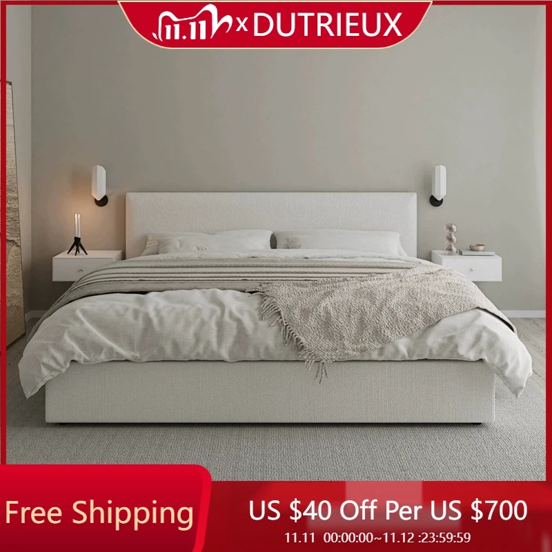 

Эстетическая качественная кровать, скандинавский свет, роскошная свадебная двуспальная кровать в американском стиле, удобная простая конструкция, Cama Casal, кровати, мебель