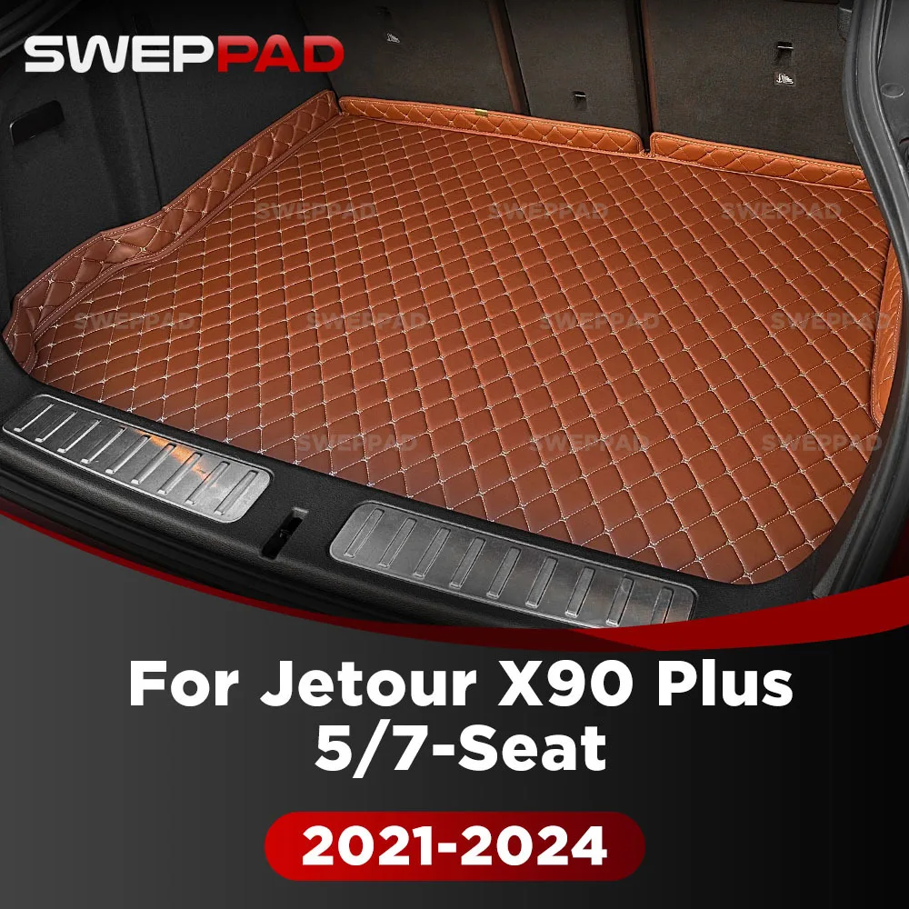 

Для Jetour X90 Plus 5/7-Seat 2021-2024 изготовленный на заказ коврик в багажник автомобиля, антигрязная накладка, защитный коврик, грузовая подкладка, автомобильные аксессуары для интерьера
