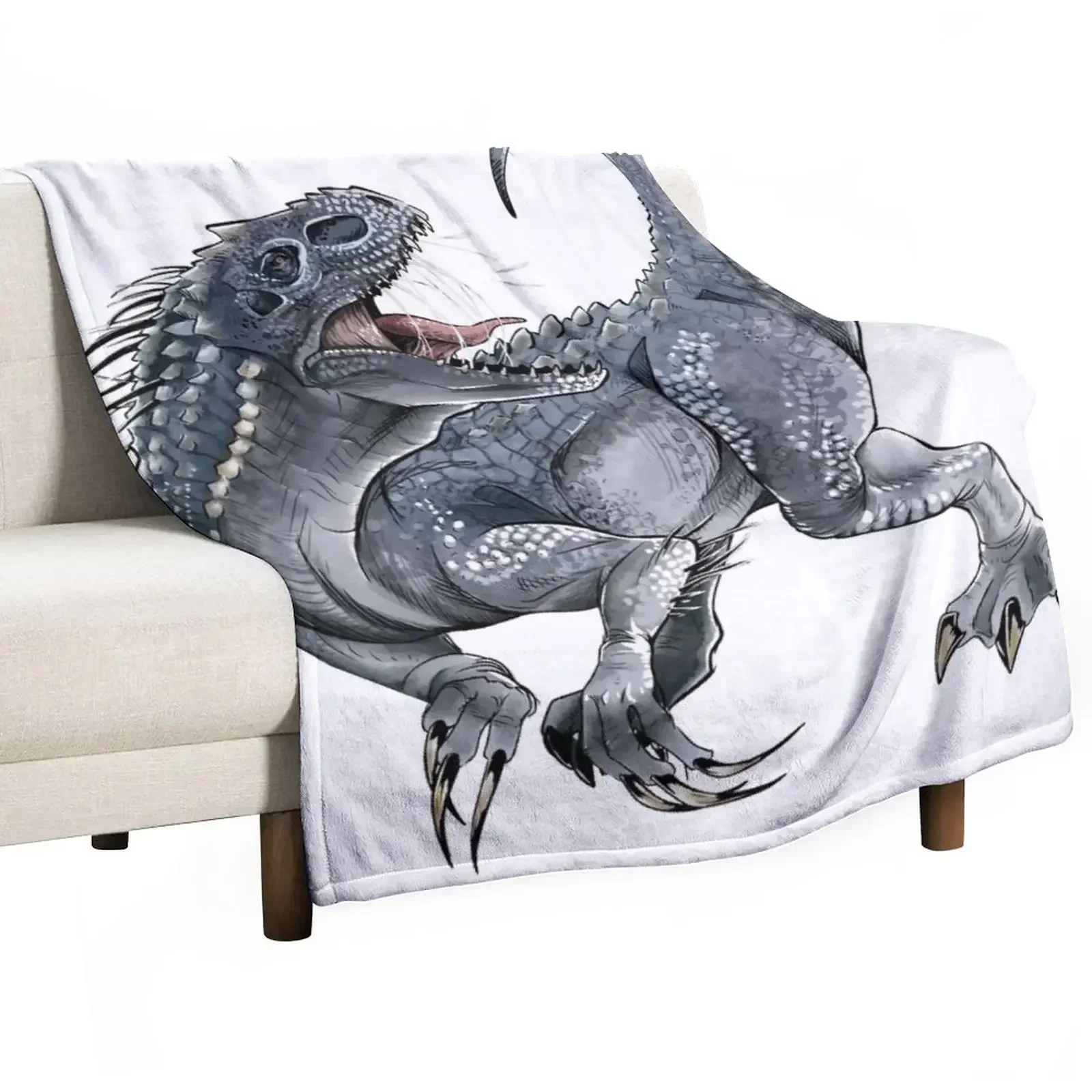 Indominus Rex Throw Blanket Decoratives Beach For Baby Blankets