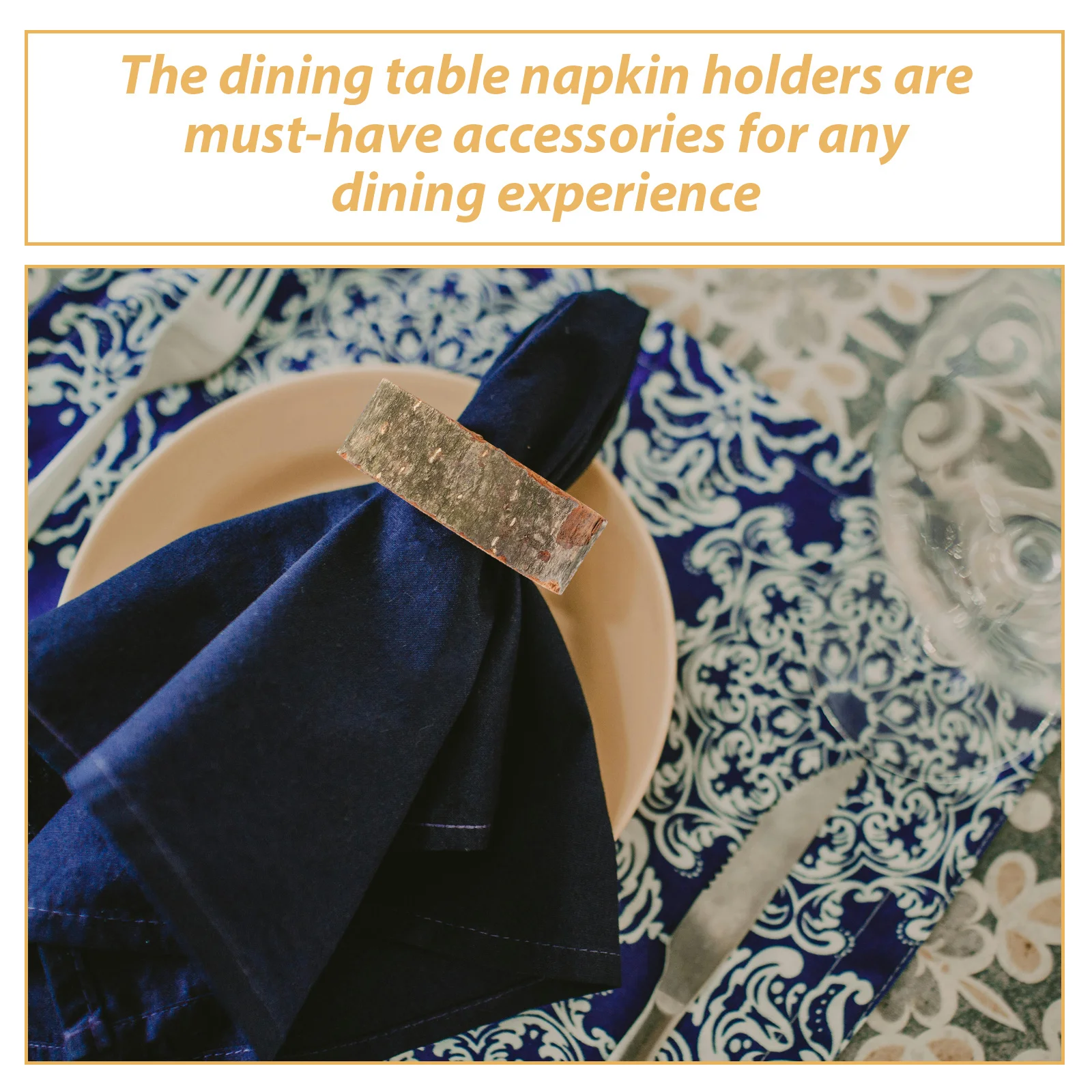 

10Pcs Trendy Wood Napkin Holders Stylish Dining Table Decoration Chic Party Serviette Ring Napkin Rings Serviette Ring