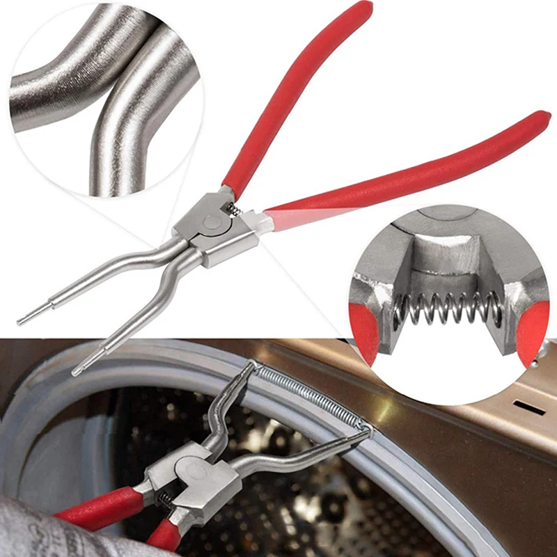 

Efficient & Portable Washing Machine Tub Spring Expander; Made with Durable Metal & Plastic; Simple to Operate and Replacement.