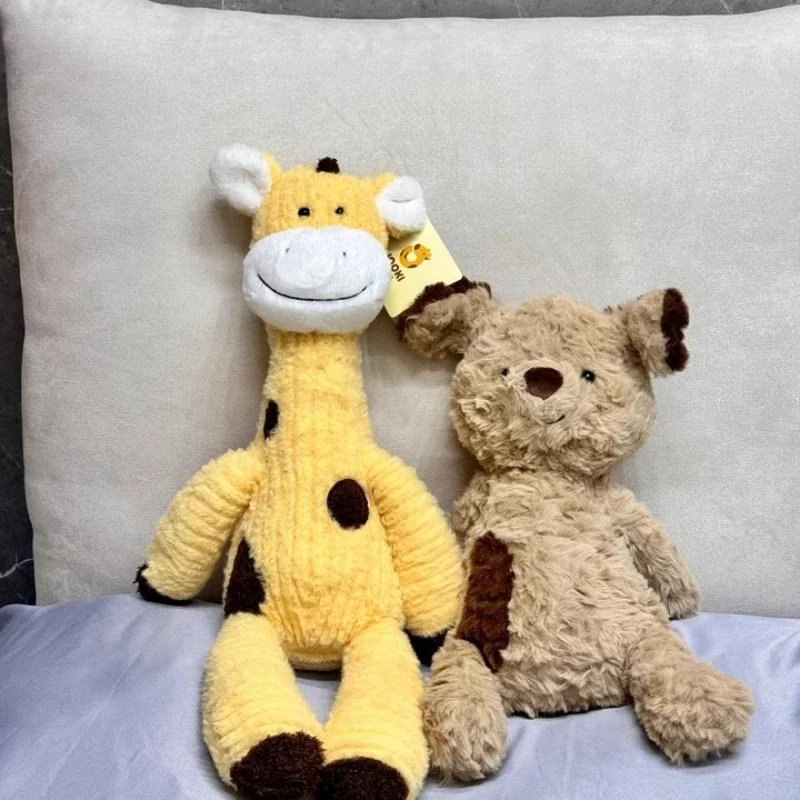 50cm 기린 잡기 부드러운 인형 봉제 장난감 귀여운 헝겊 인형 잠자는 베개 동행 어린이 생일 선물